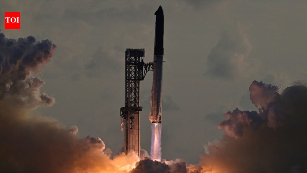 SpaceX’s ‘biggest, most powerful’ rocket reaches Earth orbit for first time