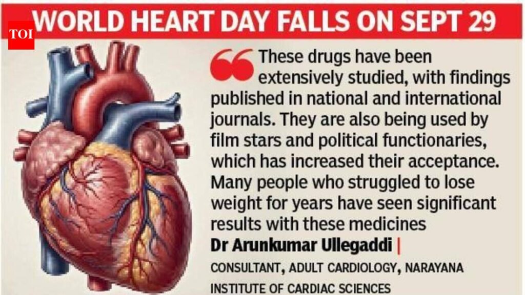 GLP-1 drugs: From weight loss wonder to potential heart-care tool | Bengaluru News