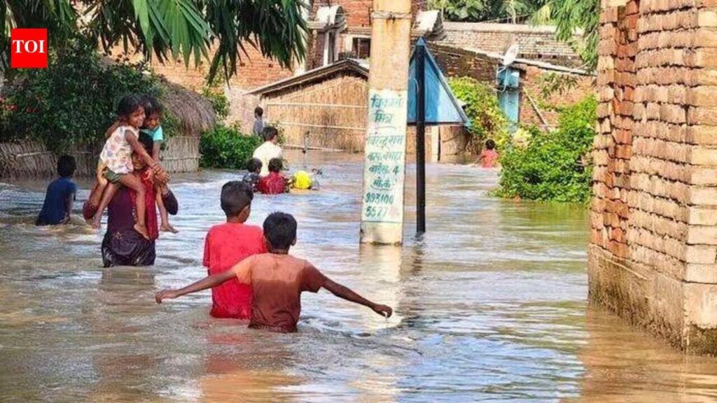 Gandak breaches bund, floods Champaran villages | Patna News