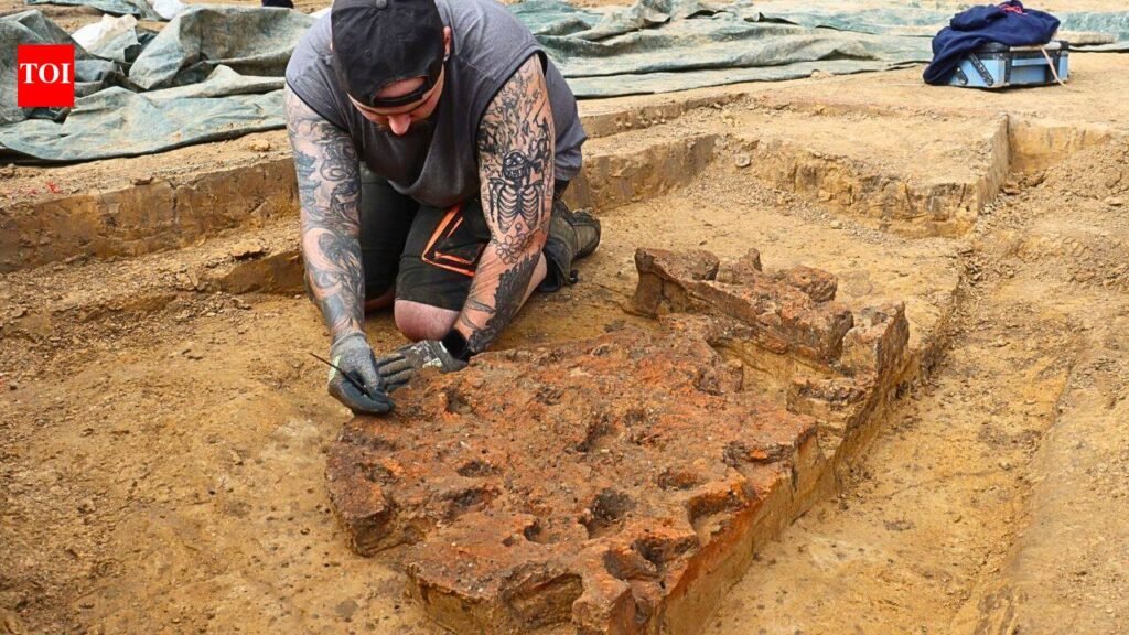 Archaeologists uncover rare Roman-era workshop in Germany with pottery kiln and furnaces used to recycle Roman metal | World News