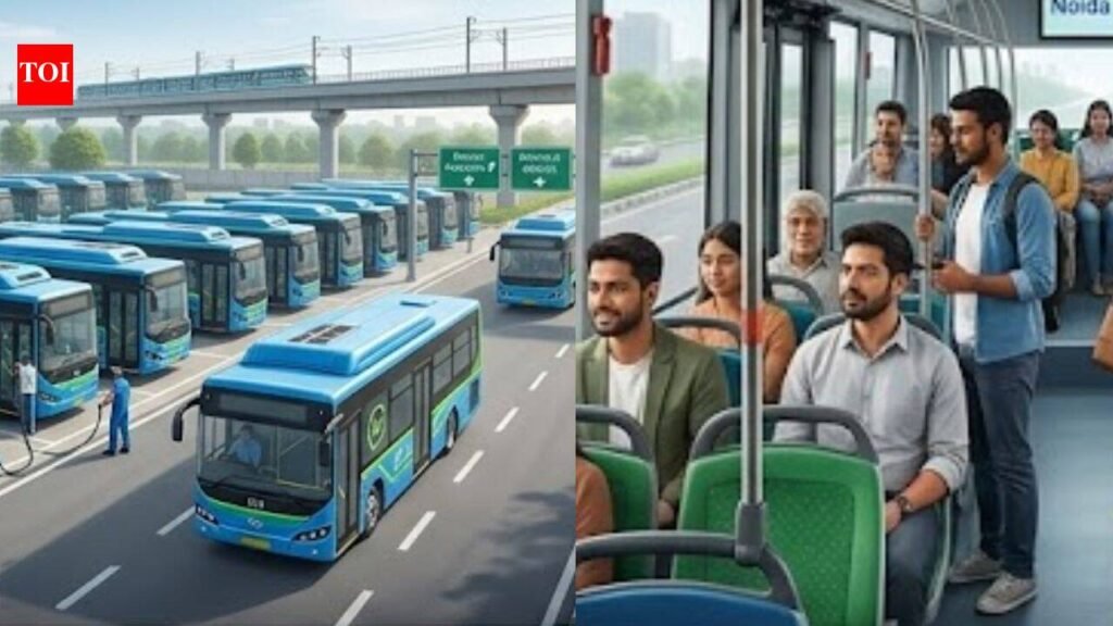 Noida electric bus depot: From experiment to a new model of green mobility | Noida News