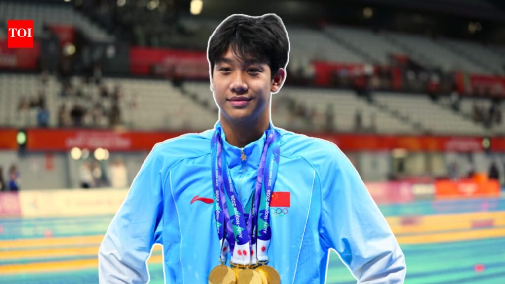 Meet Zhang Zhanshuo: The 19-year-old who won seven golds at the Asian Games; from a kid who ‘couldn’t swim’ to a Chinese swimming star