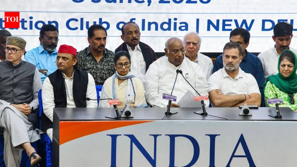 INDIA bloc meet: ‘United’ opposition to step up attack on EC, BJP – what’s on agenda | India News