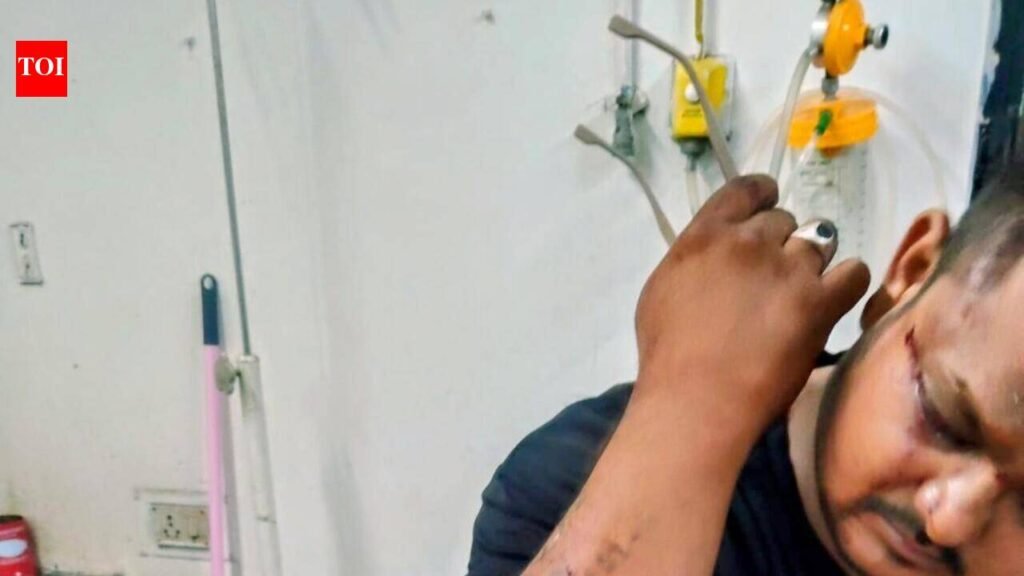 Rickshaw driver attacked by pet dog, hit with chain | Rajkot News