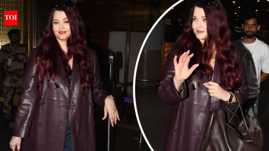 Aishwarya Rai Bachchan returns home after stealing the spotlight at Paris Fashion Week – PICS |