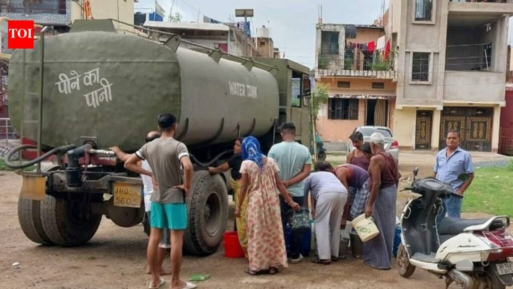 1.5L grapple with drinking water crisis on JSR outskirts | Ranchi News