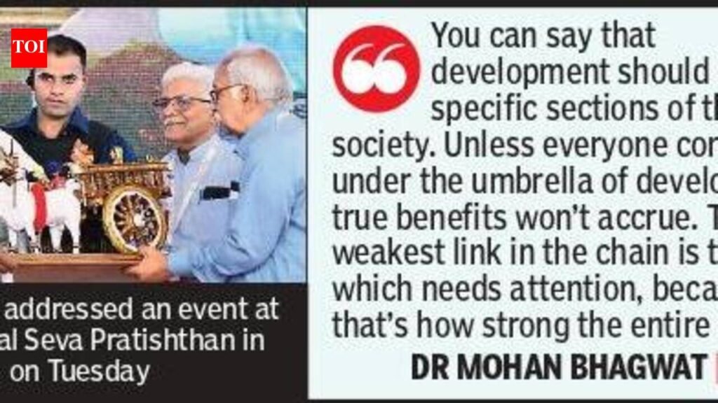 Development Must Not Widen Social Gaps: Bhagwat | Nagpur News