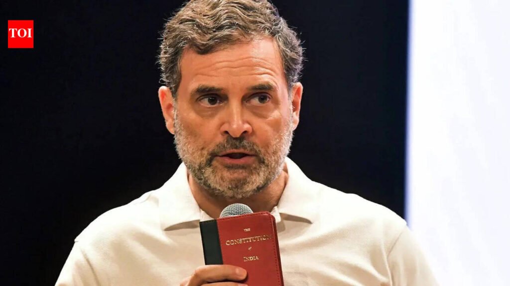 SIR row: ‘Why does Gyanesh Kumar have lifelong immunity?’ Rahul Gandhi asks, then answers | India News