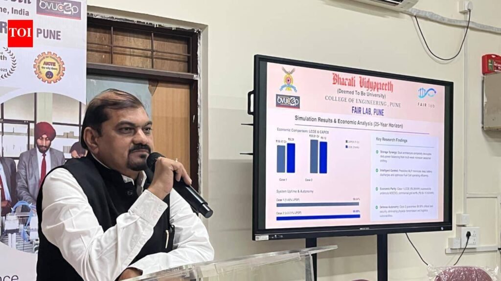 2 MW AI-enabled solar microgrid model developed for defence installations | Pune News