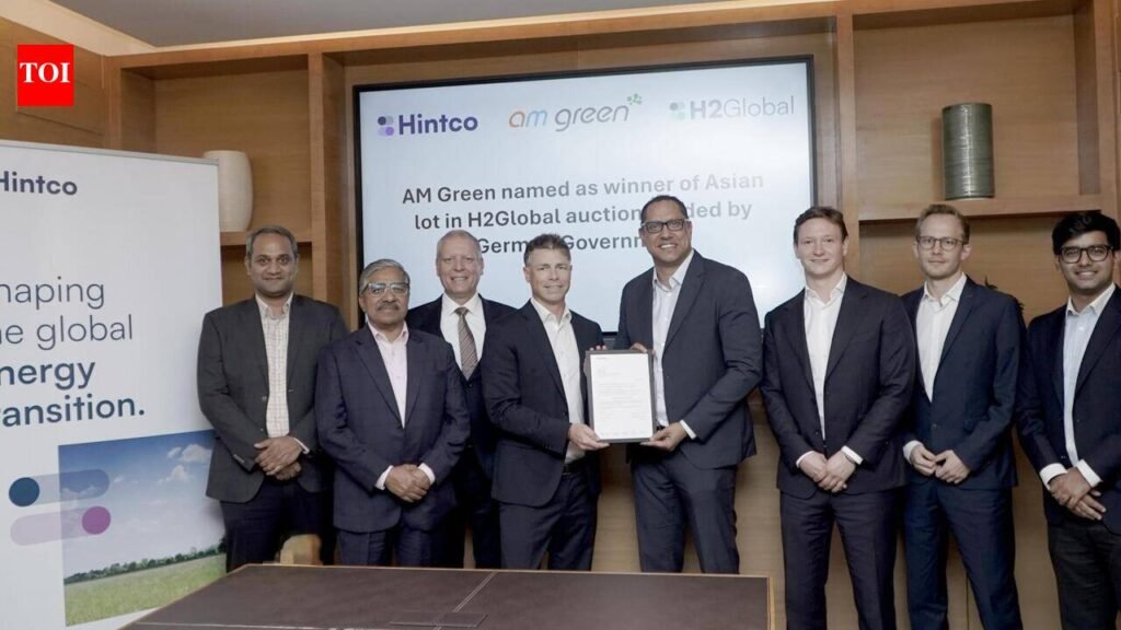 AM Green secures €585M renewable ammonia deal with Germany’s H2Global | Hyderabad News
