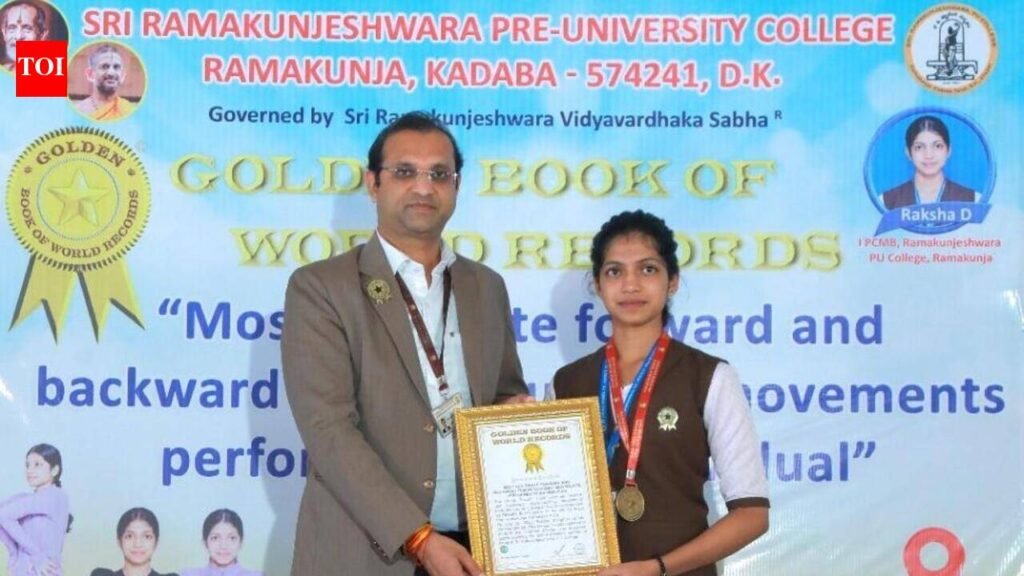 15-yr-old creates record with unusual elbow movement | Mangaluru News