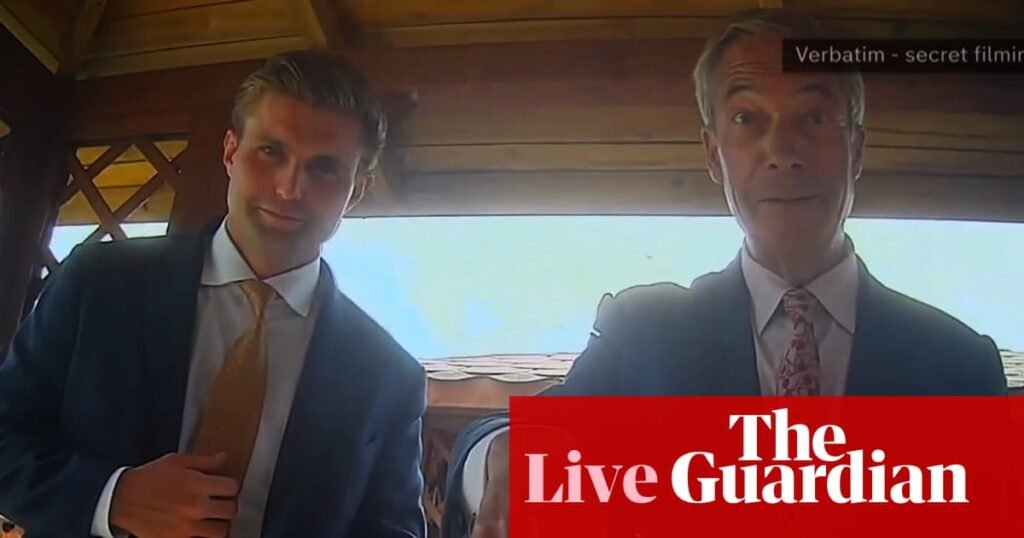 Reform officials suspended over donations investigation will not ‘come back’, says party chair – UK politics live | Politics