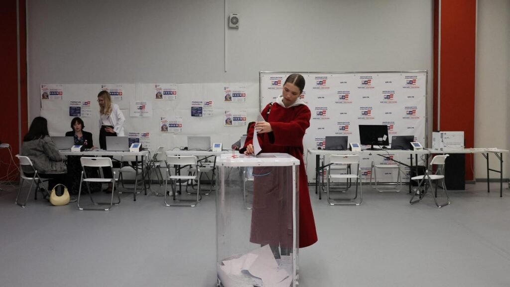 Russia holds parliamentary vote in areas it seized from Ukraine in the war