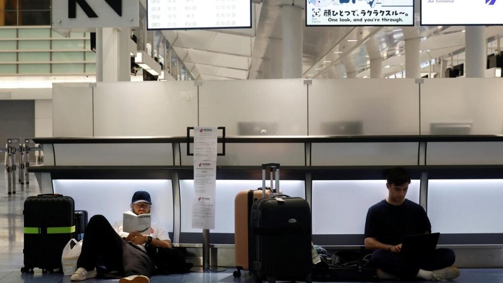 Flights scrapped, evacuations urged as Typhoon Dujuan wallops Japan