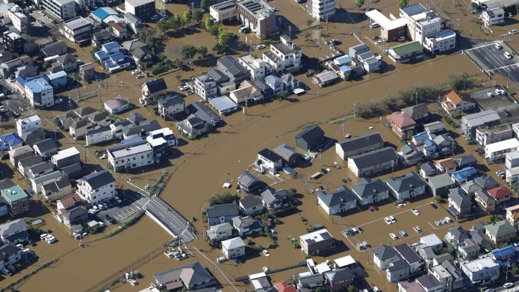 Torrential rains brought by Japan typhoon kill two, NHK says