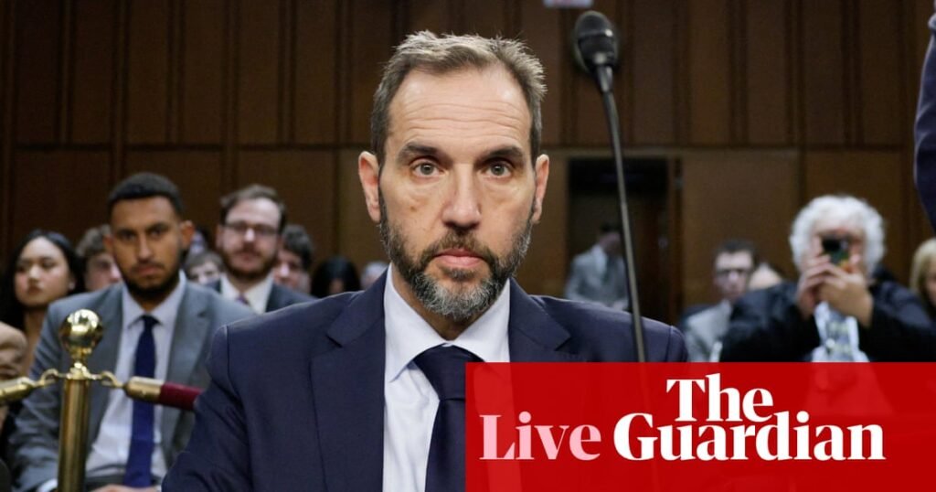 Former special prosecutor Jack Smith faces questions at Capitol Hill hearing – US politics live | US news