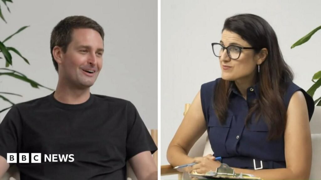 Snapchat ‘willing to implement’ daily time limits for children, boss tells BBC