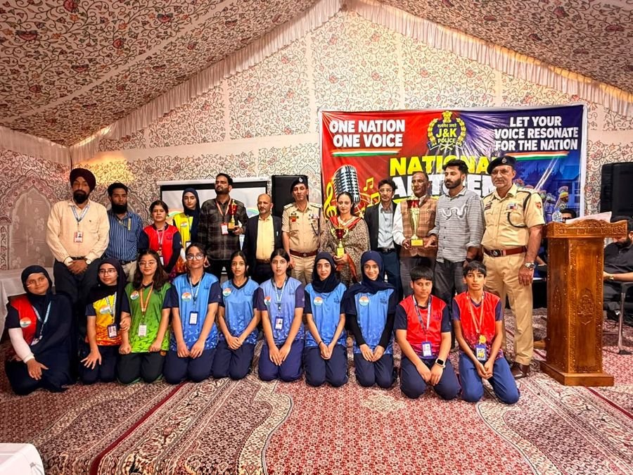 Cultural Show, National Anthem Singing Competition Held at 23 JKAP IR Lethpora