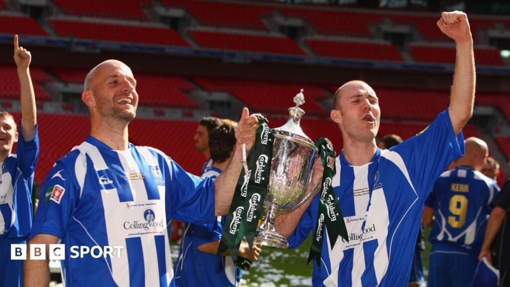 Whitley Bay: The part-timers who won a record three Wembley finals in a row