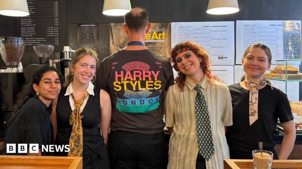 Singer Harry Styles funds free coffee at two London cafes