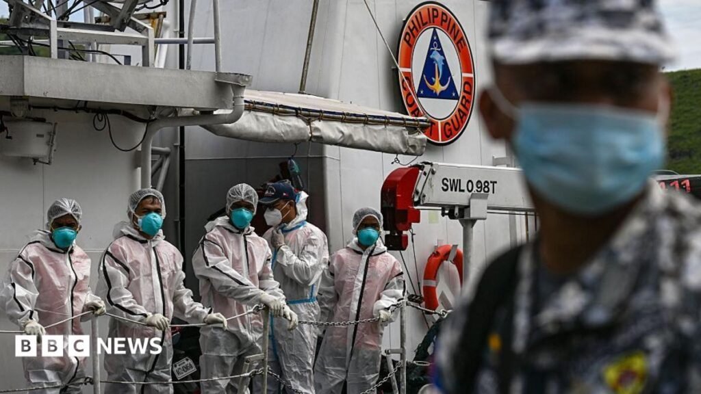Philippine ferry fire: Police say it could take months to identify victims