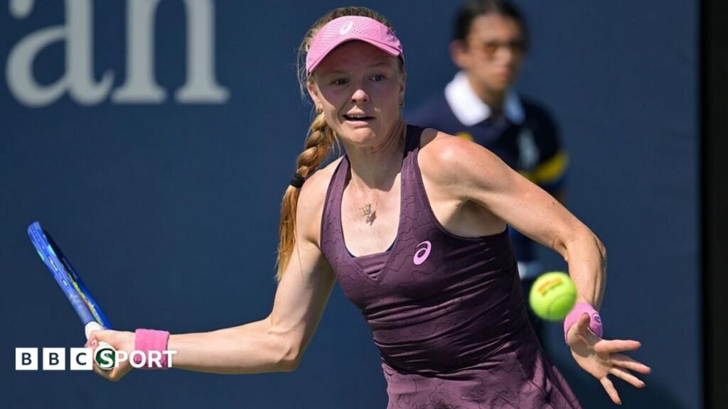 US Open 2026 results: Harriet Dart struggles with illness in Marie Bouzkova loss