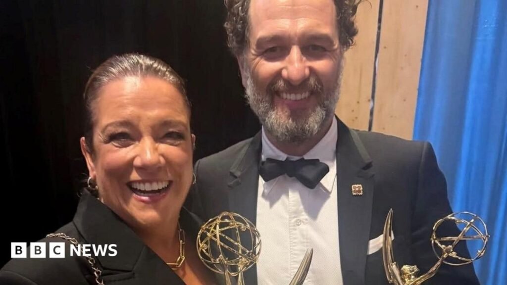 ‘We’re so proud of him’ says sister of Emmy history-maker Matthew Rhys