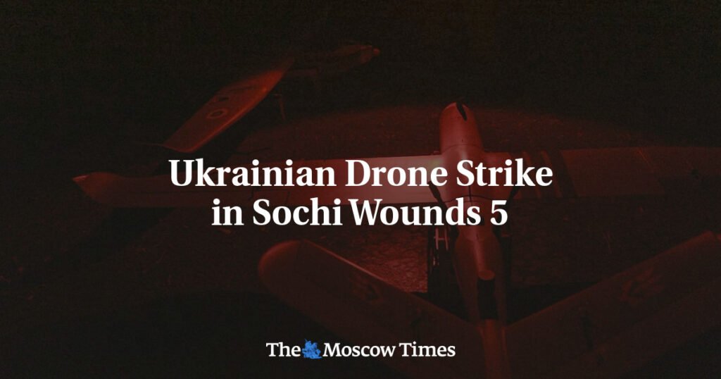 Ukrainian Drone Strike in Sochi Wounds 5