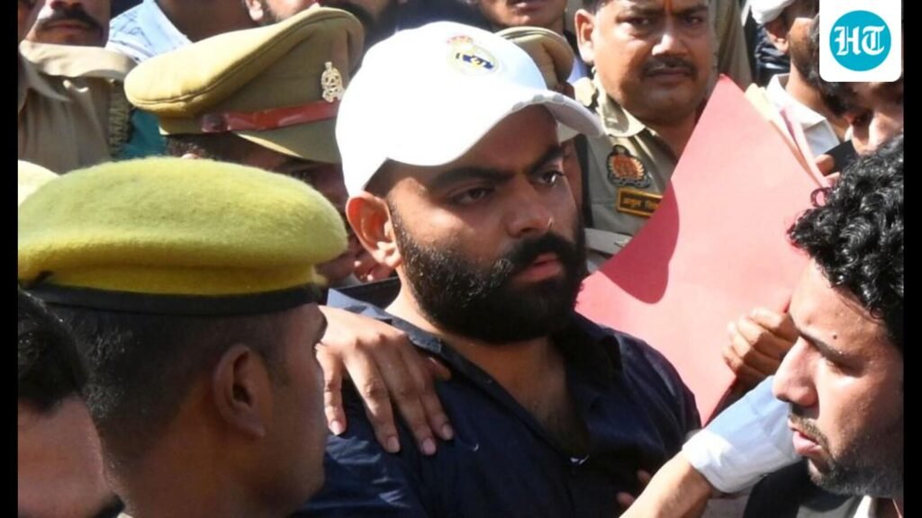 Extortion case: Atiq’s son produced in Prayagraj court; statement recorded