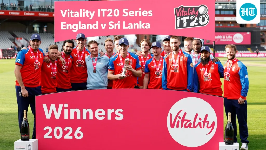 England replaces India as World No.1 T20I team after sealing 3-0 series whitewash vs Sri Lanka