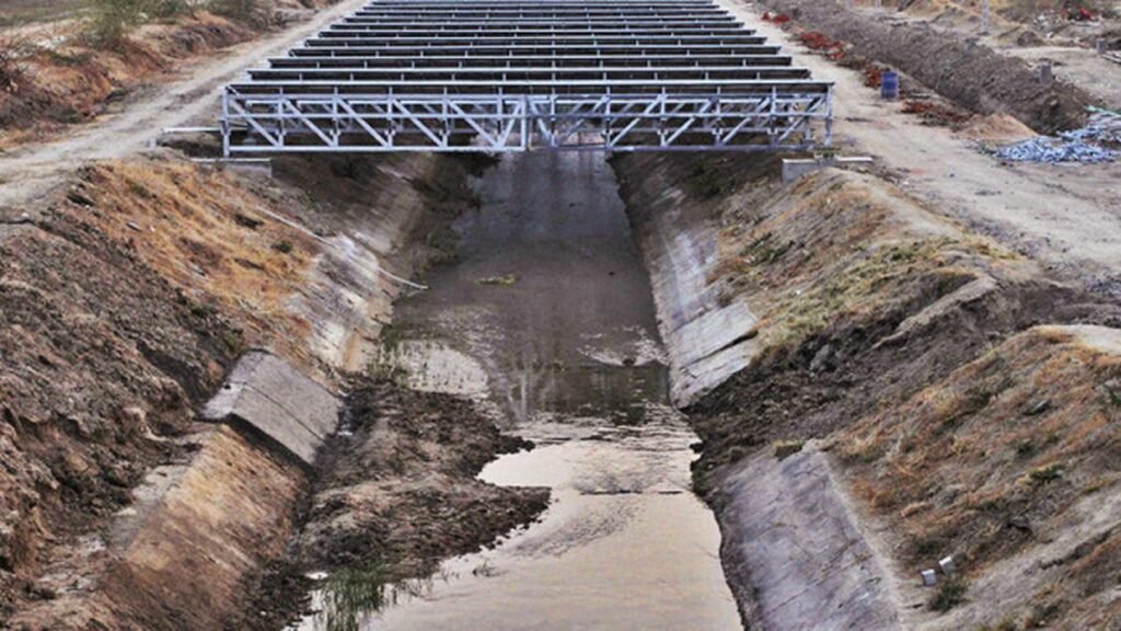 India’s vast canal network offers a land-free path to solar power