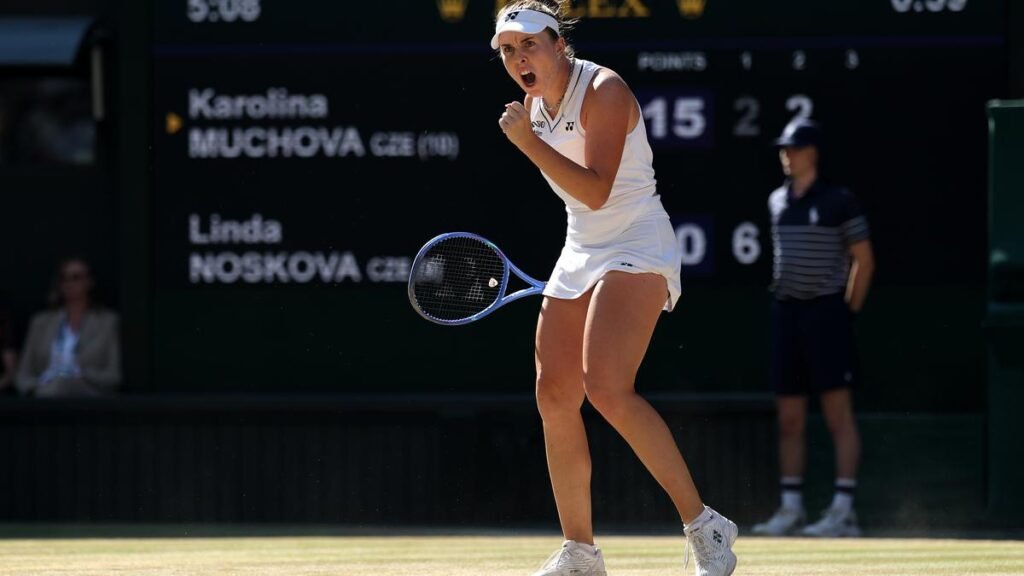 Linda Noskova’s Wimbledon triumph: How she overcame nerves to win her first Grand Slam