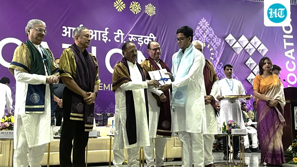 IIT Roorkee Convocation 2026: 2701 students receive degrees, Srivaradan Balaji wins President’s Gold Medal