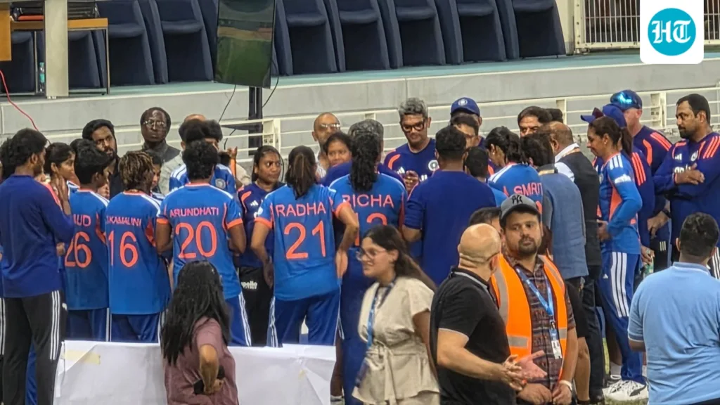 Mohsin Naqvi arrives after India’s Women’s Asia Cup win, presentation delayed; BCCI officials hand over medal