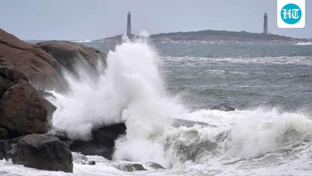 Nor’easter turns dangerous across US Northeast as winds hit 70 mph, flights cancelled, flooding spreads – watch video