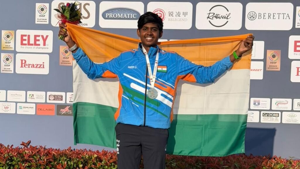 Yugan Sakthivel wins junior men’s trap event at ISSF Junior World Cup