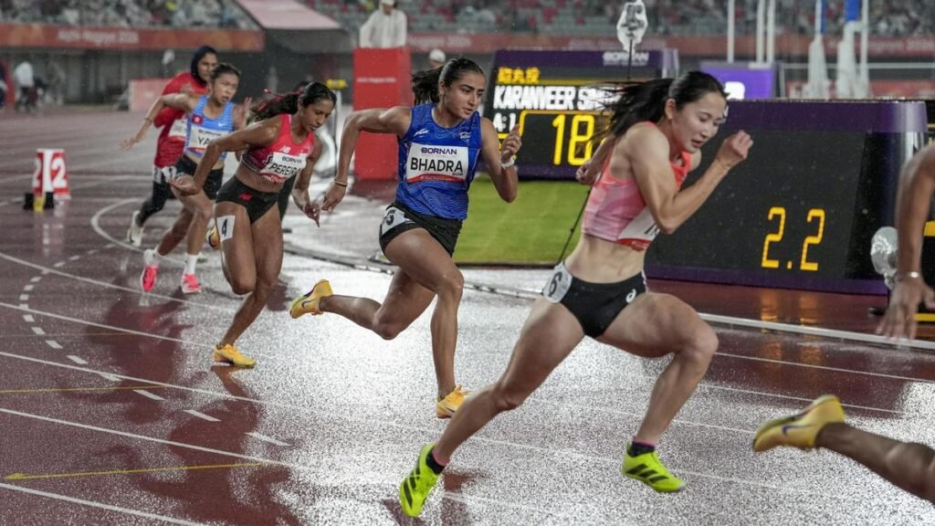 Harita Bhadra wins bronze in women’s 200m at Asian Games