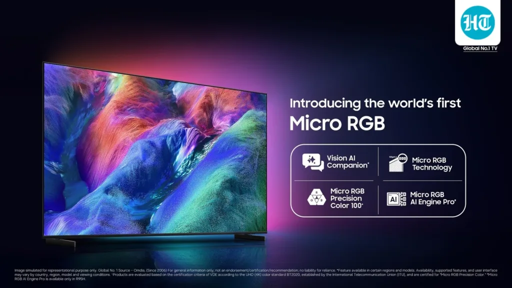 Samsung Micro RGB R95H: Why this could be the best RGB TV in India for premium buyers
(HT Tech)