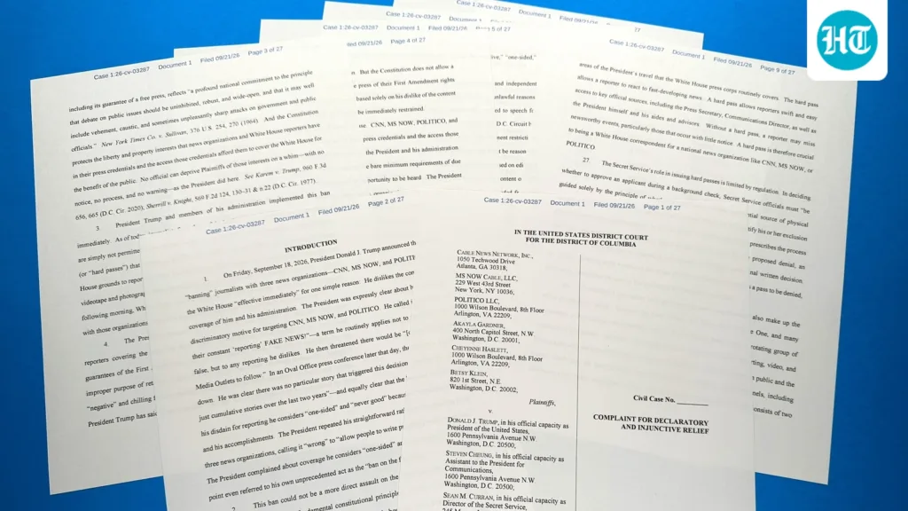 Why did CNN, MS NOW and Politico sue the Trump administration? White House ban explained