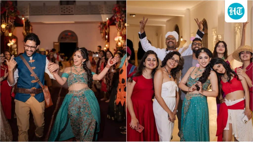 Jawan actor Sanjeeta Bhattacharya’s wedding sangeet was quirky costume party; see her Princess Jasmine look