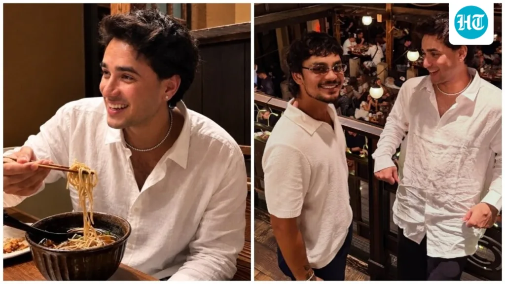 Inside cricketer Abhishek Sharma’s Japan trip with Ishan Kishan featuring ramen, rainy Tokyo nights. See pics