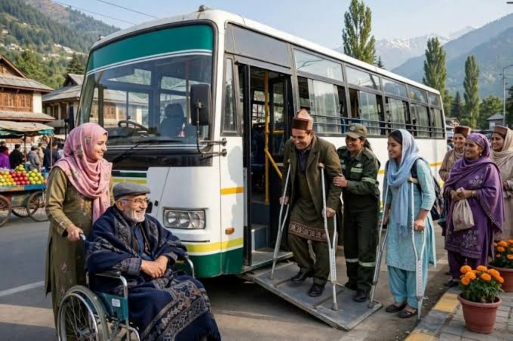 Free bus travel for differently-abled