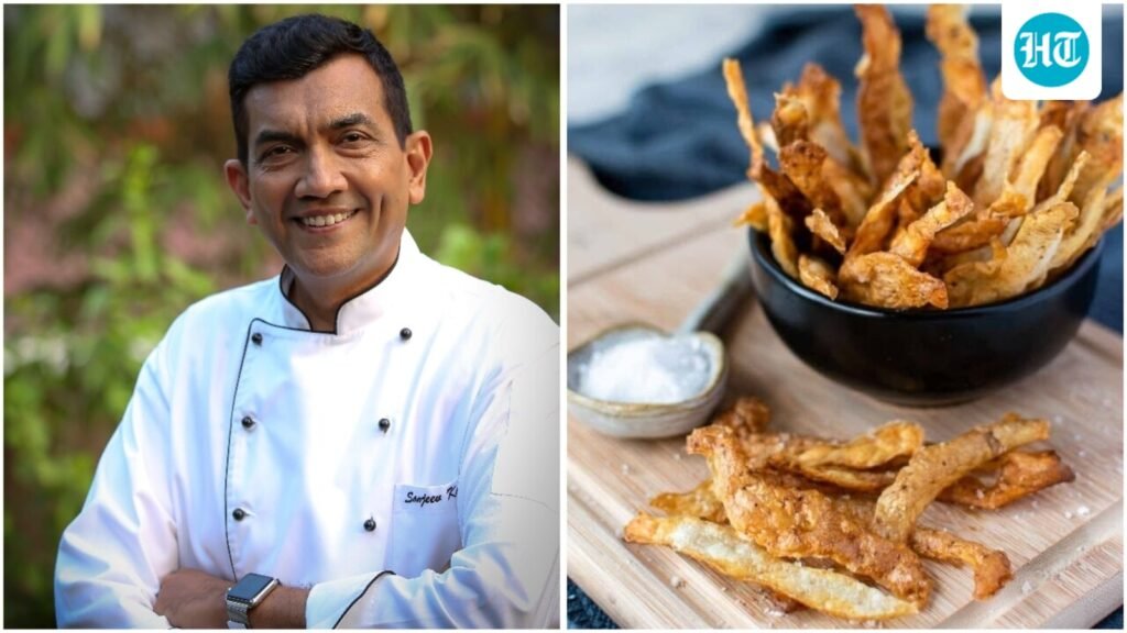Got leftover potato peels? Turn them into flavour-packed, air-fried crisps using chef Sanjeev Kapoor’s recipe