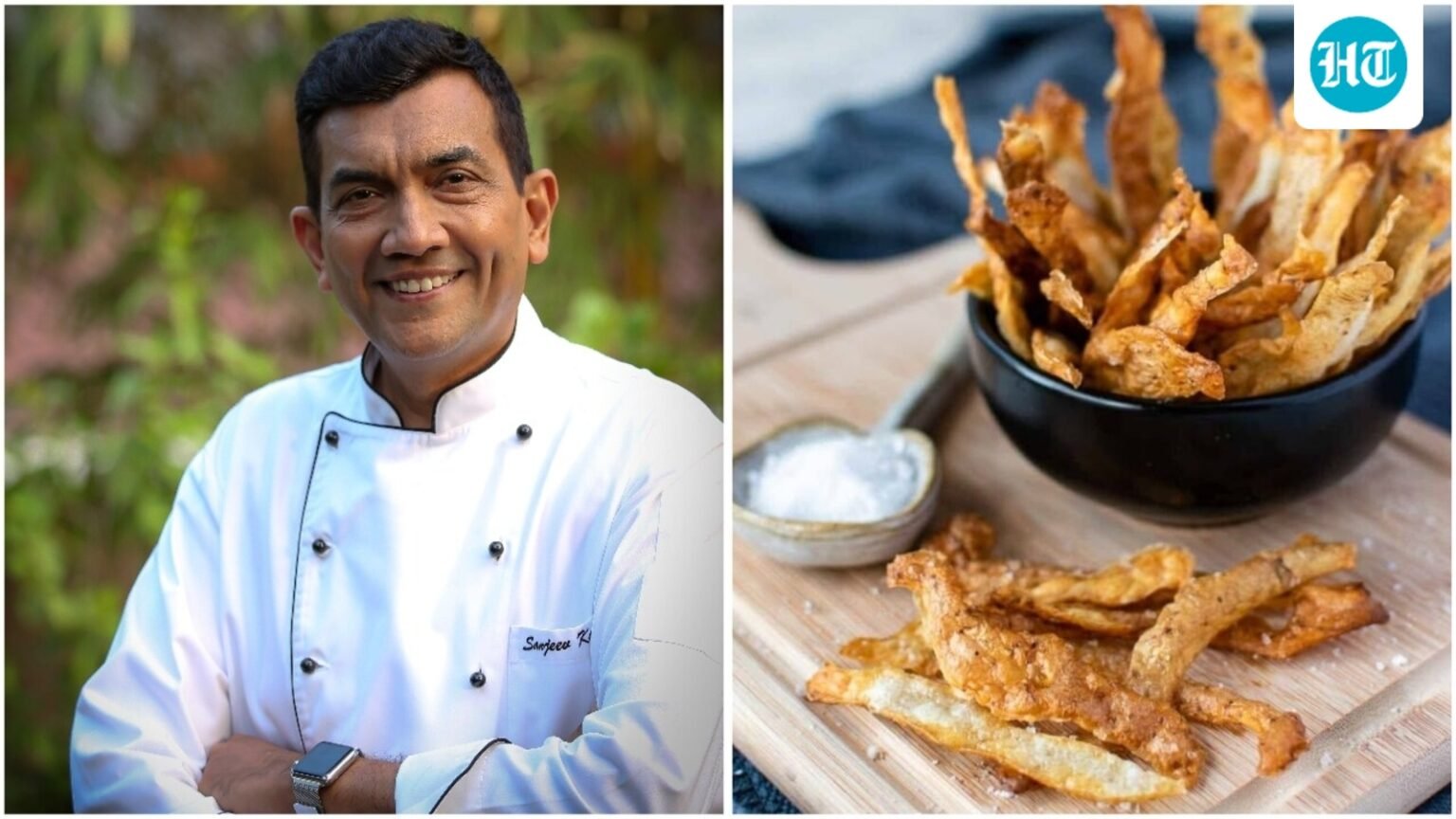 Got leftover potato peels? Turn them into flavour-packed, air-fried crisps using chef Sanjeev Kapoor’s recipe