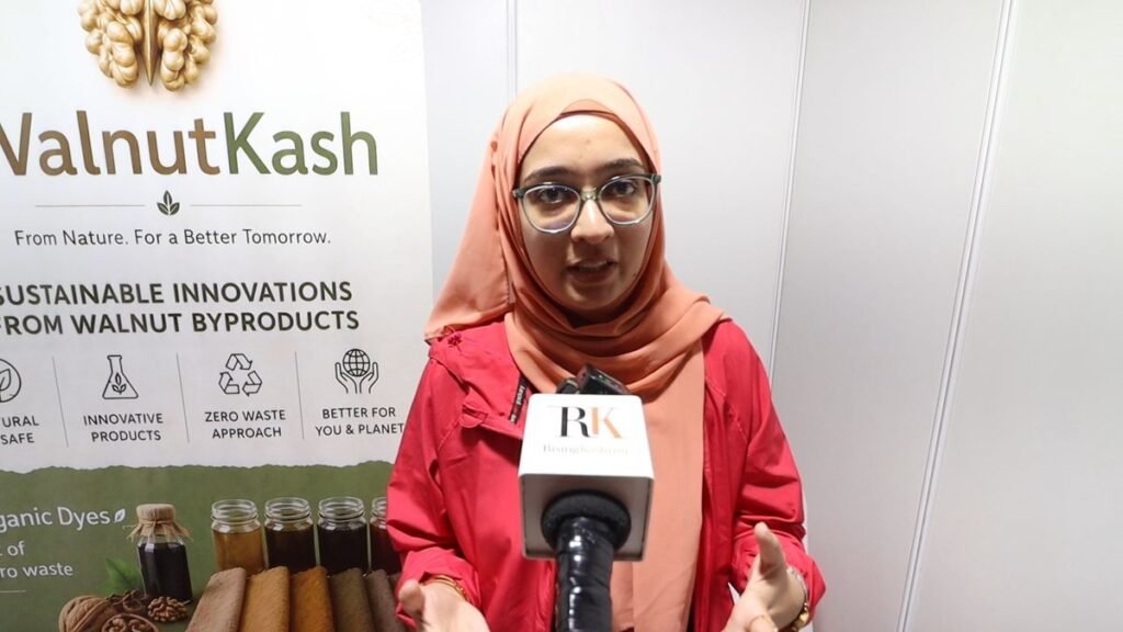 Srinagar entrepreneur turns waste into colour