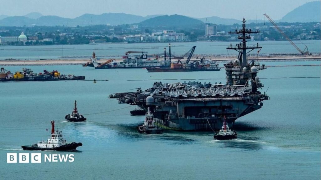 USS Abraham Lincoln docks at Thailand’s Pattaya resort after 250 days at sea