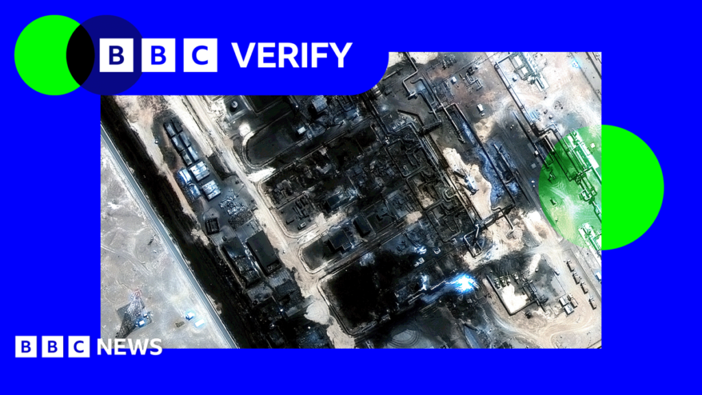 Saudi Arabia: Satellite image reveals major damage that shut crucial oil pipeline