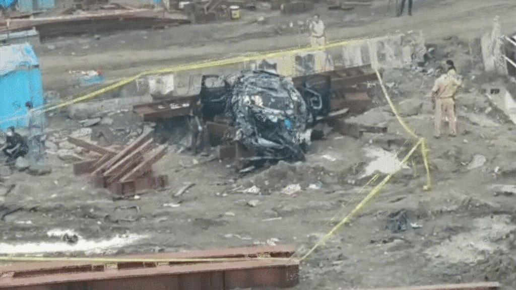 BMW mangled, debris on road: Video shows aftermath of Mumbai crash that killed 3