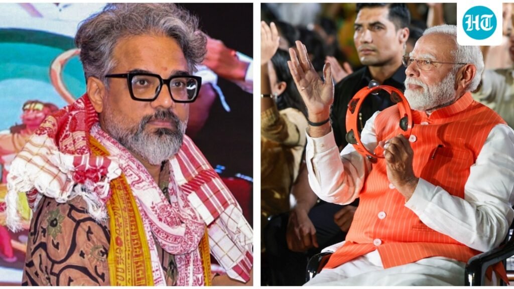 Hanuman Ansh director Vishal Chaturvedi greets PM Narendra Modi, sings at Bhajan clubbing programme. Watch