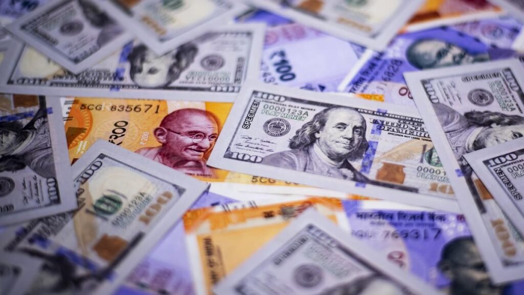 Rupee slumps 38 paise to close at 95.92 against U.S. dollar